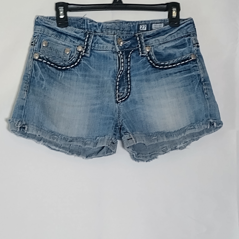 Miss Me denim shorts - size 27 - "Boyfriend short" style